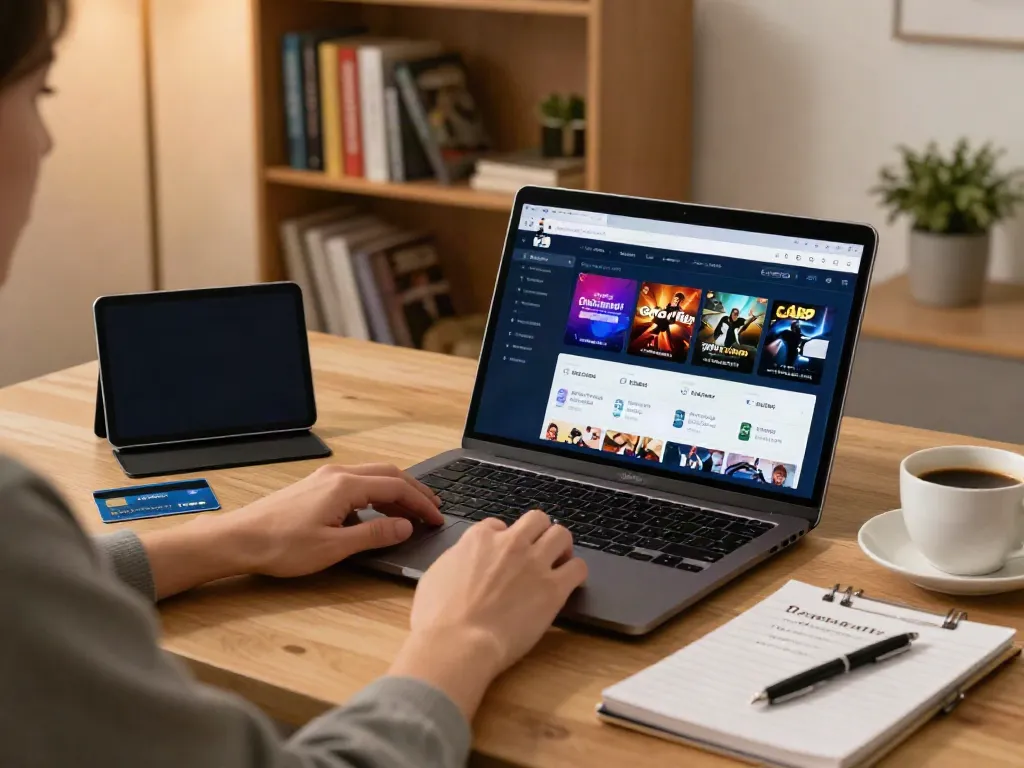 Engaging scene of a player using credit card casino sites in 2026.