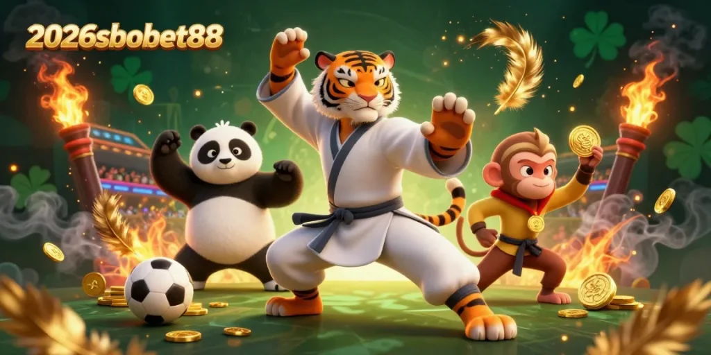 Watch the kung fu tiger master and panda disciple embody skillful betting with 2026sbobet88.